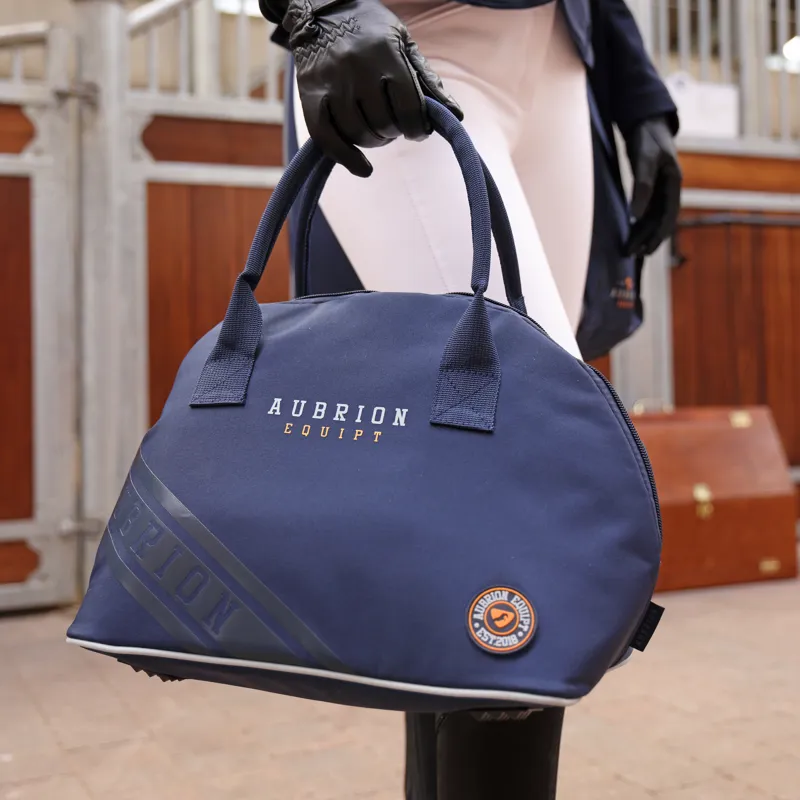 Shires Aubrion Equipt Hat Bag Navy-1